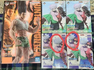 [ 미개봉 ] 제일복권 헌터헌터 A상 2체, 라스트 원상 3체 세트