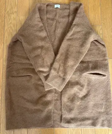 URBAN RESEARCH DOORS 브라운 긴팔 가디건