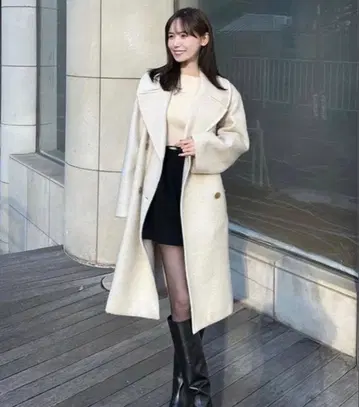 snidel 쟈칼 더블 코트