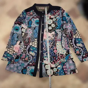 Alberobello 컬러풀 꽃무늬 긴팔 셔츠