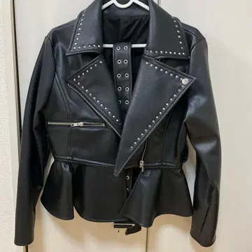 플레어 라이더 자켓 블랙