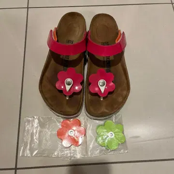 버켄스탁 플라워 샌들 37 24.0cm