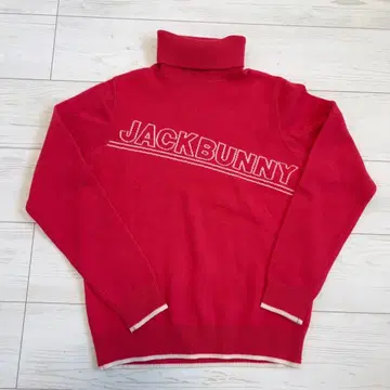 JACKBUNNY 터틀넥 스웨터 핑크