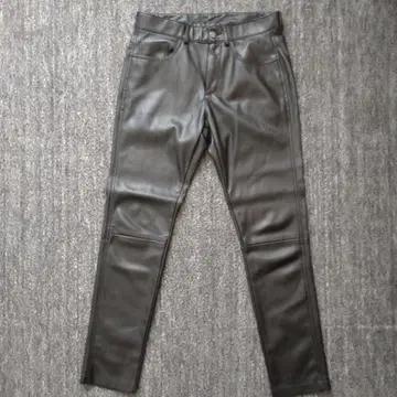 [ ZARA ] 인조 가죽 팬츠 남성용 USA 30