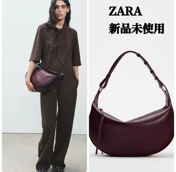 즉시 발송 미사용 새상품! ZARA 오벌 백 보르도 완판템
