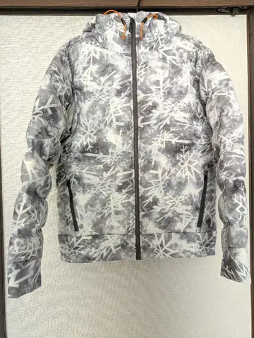 워크맨 아우터 다운 자켓 눈꽃 스노우 그레이