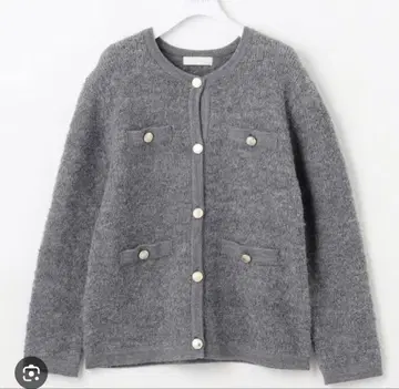 애니시스 [세탁 가능] 부클레 니트 가디건