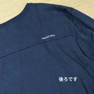 Americana / 컷오프 / 네이비 / 롱T