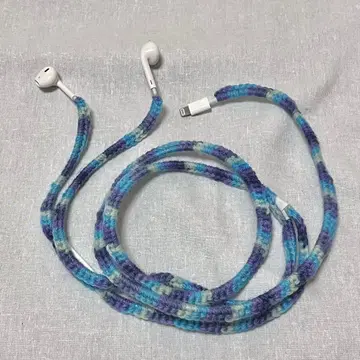 핸드메이드 iphone 이어폰 패션 니트 타입C