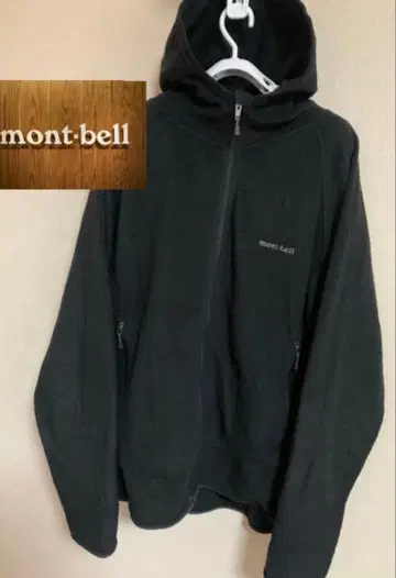 mont-bell 플리스 풀 집업 후드티