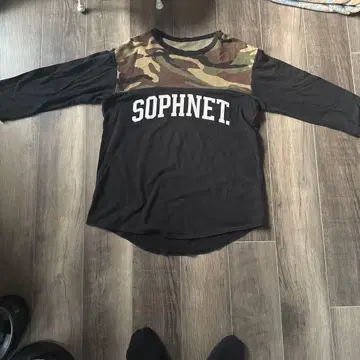 SOPHNET. 카모 패턴 긴팔 T셔츠 98