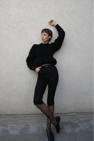 CLANE DENIM CAPRI PANTS