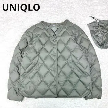 새상품급 유니클로 울트라 라이트 다운 릴랙스 자켓 올리브 M