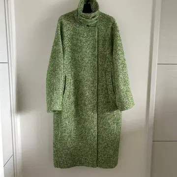 레어 MAISON SPECIAL 트위드 롱 코트