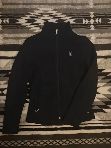 spyder 하이넥 풀집업 자켓 S 사이즈 블랙