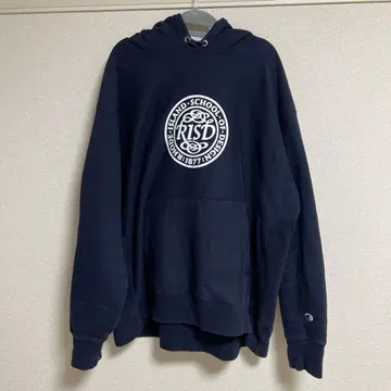 Champion Reverse Weave 후드티 2XL 네이비