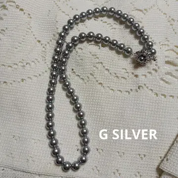 진주풍 G SILVER 목걸이