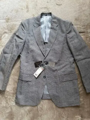 UNIQLO 그레이 레귤러 핏 테일러드 자켓