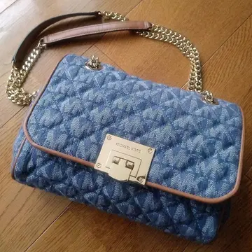 새상품급 마이클코어스 데님 숄더백 MICHAEL KORS