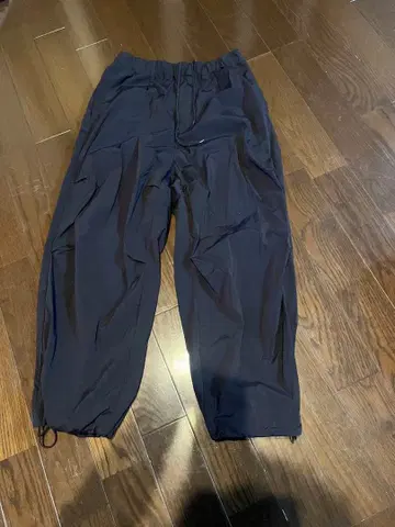 WYM 카고 팬츠 M 블랙 카고 팬츠 LIDNM 와이드 팬츠 블랙