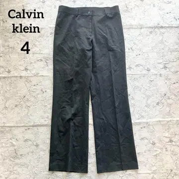 [ 캘빈클라인 ] 수트 팬츠 슬랙스 썸머 울 얇은 소재 긴 길이 그레이