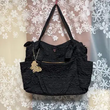 ANNA SUI 퀼팅 2way 보스턴 마더 백