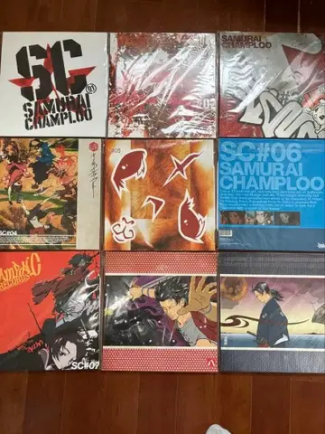 사무라이 참프루 가상 레코드 자켓 40종 컴플리트
