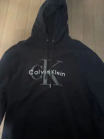 캘빈 클라인 블랙 후드티