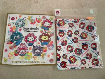 산리오 미야쿠미야쿠 손수건 복조리 세트