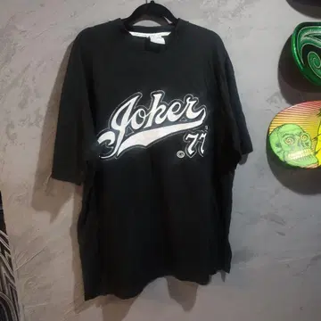 Joker 77 T셔츠 블랙 당시물