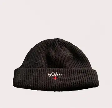 NOAH 블랙 니트 모자