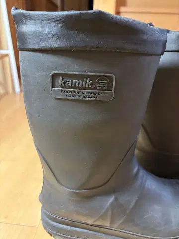 kamik 방수 부츠 블랙 캐나다제