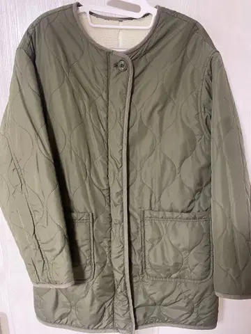 Ray beams 올리브 그린 퀼팅 자켓