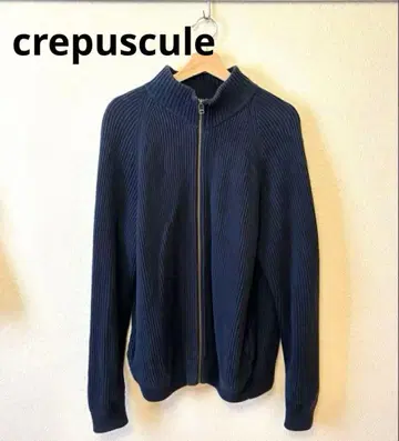 crepuscule 드라이버 니트 네이비