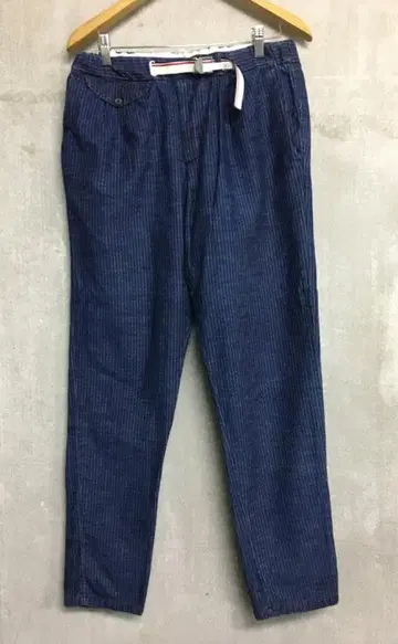 화이트 샌드 새상품급 WHITESAND 스트라이프 데님 팬츠 사이즈 46