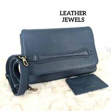 컨디션 최상 LEATHER JEWELS 레더쥬얼스 가죽 숄더백