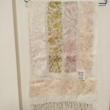 [ 미사용 새상품 ] 자수 스톨 70x180cm