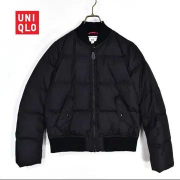 유니클로 이네스 드 라 프레상쥬 콜라보 다운 자켓 ma-1 M 블랙