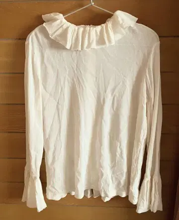 fig London cotton tulle frill BL 화이트