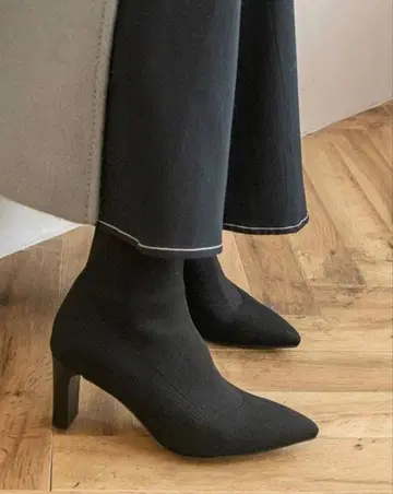 스트레치 플레이트 힐 삭스 부츠 RANDA M 사이즈