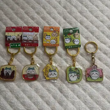 치이카와 (먼작귀) 지역 한정 키링 하치와레 5개 세트