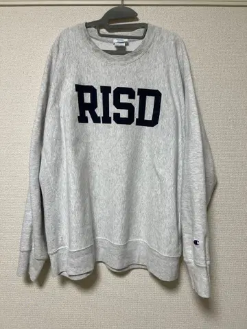 Champion RISD 로고 그레이 맨투맨 2XL