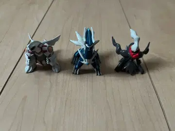 포켓몬 피규어 파르키아 디아루가 다크라이 3체 세트