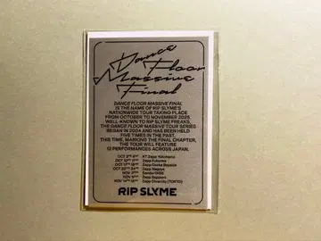 RIP SLYME 립슬라임 DFMF 패스풍 스티커