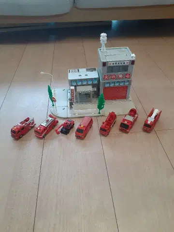 토미카 소방서 소방차 작업차 미니카 7대 세트