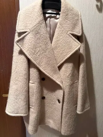 개럴개런트 오쿠사 나오코 씨 콜라보 모헤어 샤기 하프 코트