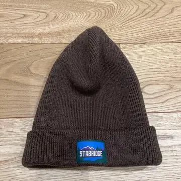 STABRIDGE 브라운 니트 모자