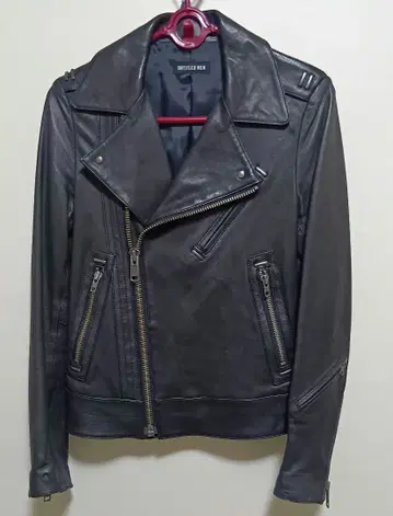 UNTITLED MEN 램 가죽 라이더 자켓 사이즈 44