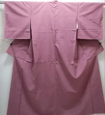 순수 실크 유키쓰무기 이로무지 기모노 (880)