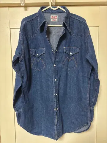 MAVERICK 데님 긴팔 셔츠